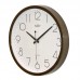 ADLER ADL-PW077 DARK WALNUT Sieninis kvarcinis laikrodis