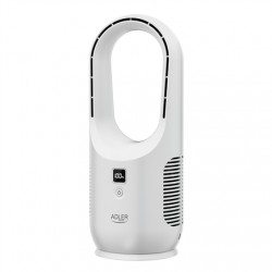 Adler Bladeless Rechargeable Fan | AD 7343 | Desk Fan | Diameter 14 cm | Number of speeds 3 | White Adler Bladeless Rechargeable Fan | AD 7343 | Desk Fan | Diameter 14 cm | Number of speeds 3 | White