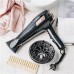 Adler Hair dryer with retractable power cord | AD 2283 | 2400 W | Number of temperature settings 3 | Diffuser nozzle | Black Adler Hair dryer with retractable power cord | AD 2283 | 2400 W | Number of temperature settings 3 | Diffuser nozzle | Black