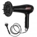 Adler Hair dryer with retractable power cord | AD 2283 | 2400 W | Number of temperature settings 3 | Diffuser nozzle | Black Adler Hair dryer with retractable power cord | AD 2283 | 2400 W | Number of temperature settings 3 | Diffuser nozzle | Black