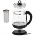 Adler | Kettle | AD 1299 | Electric | 2200 W | 1.5 L | Glass | 360° rotational base | Black