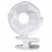 Adler Rechargeable fan with clip | AD 7335 | Table Fan | 6 W | Diameter 12.7 cm | Number of speeds 3 | Oscillation | White Adler Rechargeable fan with clip | AD 7335 | Table Fan | 6 W | Diameter 12.7 cm | Number of speeds 3 | Oscillation | White