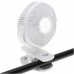 Adler Rechargeable fan with clip | AD 7335 | Table Fan | 6 W | Diameter 12.7 cm | Number of speeds 3 | Oscillation | White Adler Rechargeable fan with clip | AD 7335 | Table Fan | 6 W | Diameter 12.7 cm | Number of speeds 3 | Oscillation | White