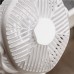 Adler Rechargeable fan with clip | AD 7335 | Table Fan | 6 W | Diameter 12.7 cm | Number of speeds 3 | Oscillation | White Adler Rechargeable fan with clip | AD 7335 | Table Fan | 6 W | Diameter 12.7 cm | Number of speeds 3 | Oscillation | White