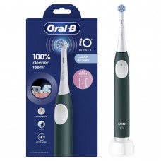 BRAUN iOS2.1C9.0 Green Forest (tamsiai žalsvas) dantų šepetėlis