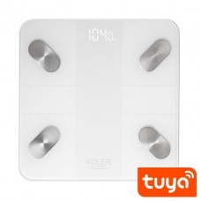 Kūno masę anal. svarstyklės ADLER AD-8186(baltos) Kūno masę anal. svarstyklės ADLER AD-8186(baltos)