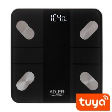 Kūno masę anal. svarstyklės ADLER AD-8186(juodos) Kūno masę anal. svarstyklės ADLER AD-8186(juodos)