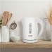 Mesko | Kettle | MS 1376 | Electric | 850 W | 0.8 L | Plastic | 360° rotational base | White
