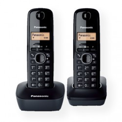 Telefonas Panasonic Cordless KX-TG1612FXH Black