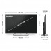 Sharp | 43HP6265E | 43 | Smart TV | Google TV | UHD | Black