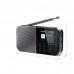Sharp OSAKA Pocket/Handheld Portable Digital Radio | DR-P520(GY) | Bluetooth