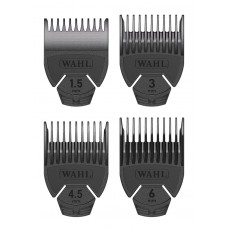 WAHL 1501-7000 antgalių rinkinys (1,5/3/4,5/6 mm) dailinimo mašinėlėms WAHL 1501-7000 antgalių rinkinys (1,5/3/4,5/6 mm) dailinimo mašinėlėms